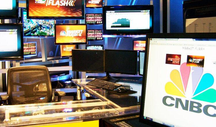 Market Flash on CNBC powered by BrightSign digital signage players